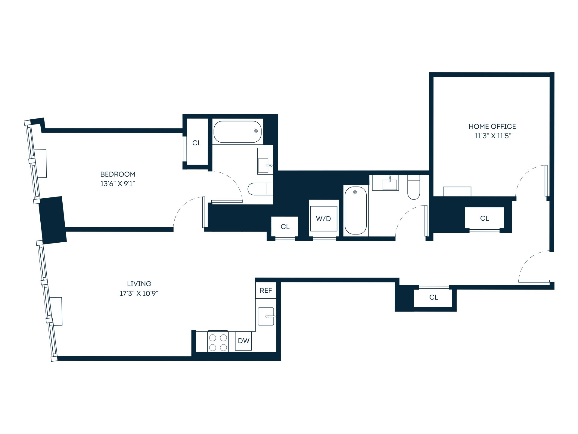 Floor plan layout diagram for 20ba20f
